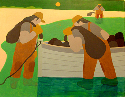 Nautical Painting -Fishing