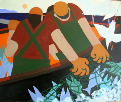 Nautical Painting -Fishing