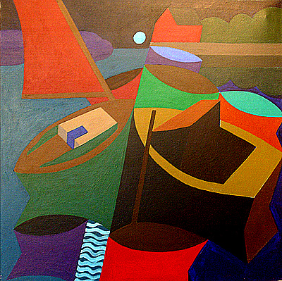 Nautical Painting -Fishing