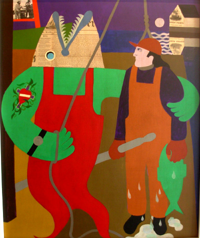 Nautical Painting -Fishing