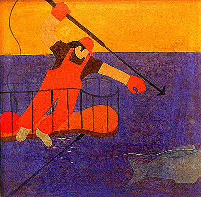 Nautical Painting -Fishing