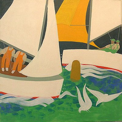 Nautical Painting -Fishing