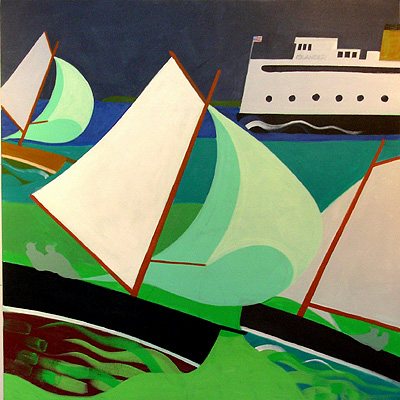 Nautical Painting -Fishing
