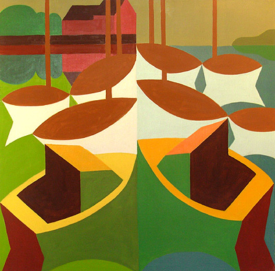Nautical Painting -Fishing