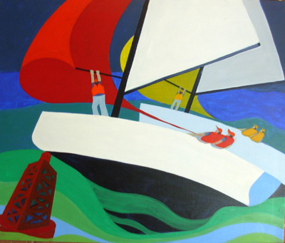 Nautical Painting -Sailing