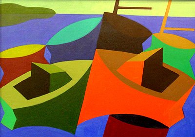 Nautical Painting -Fishing