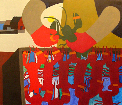 Nautical Painting -Fishing