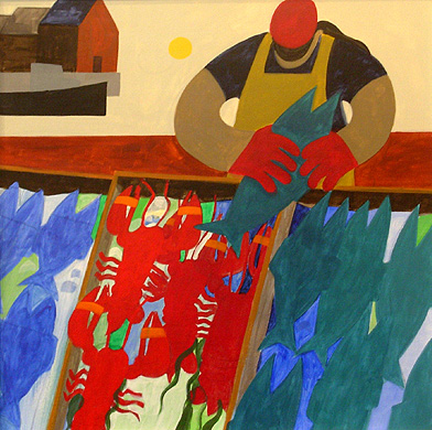 Nautical Painting -Fishing