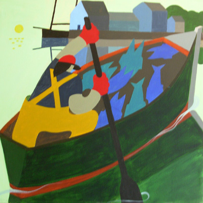 Nautical Painting -Fishing