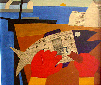 Nautical Painting -Fishing