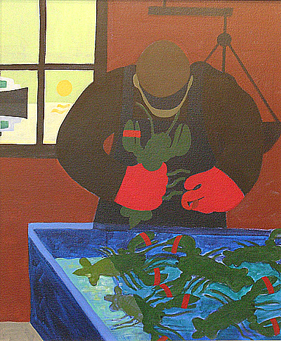 Nautical Painting -Fishing