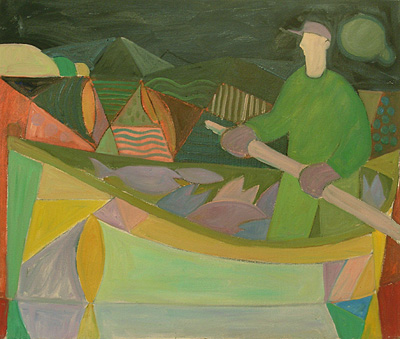 Nautical Painting -Fishing