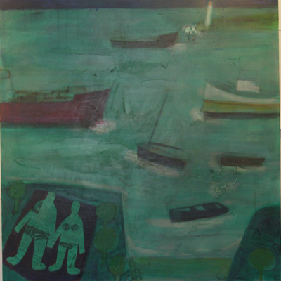 Nautical Painting -Fishing
