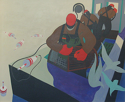 Nautical Painting -Fishing