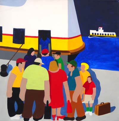 Nautical Painting -Fishing