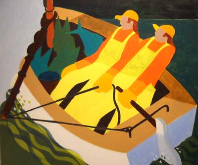 Nautical Painting -Fishing