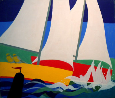 Nautical Painting -Fishing