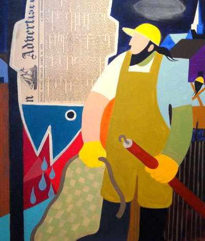 Nautical Painting -Fishing