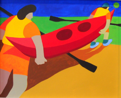 Nautical Painting -KAYAK