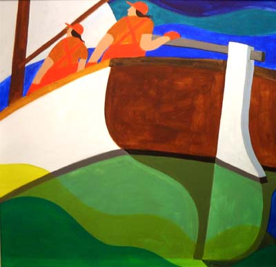 Nautical Painting -Fishing