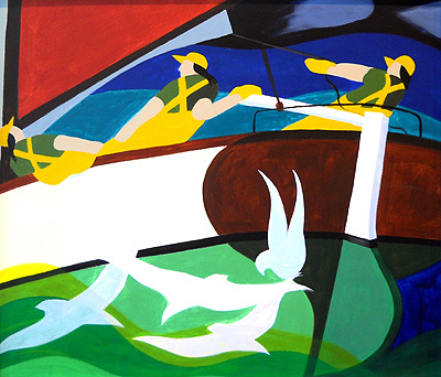 Nautical Painting -Fishing