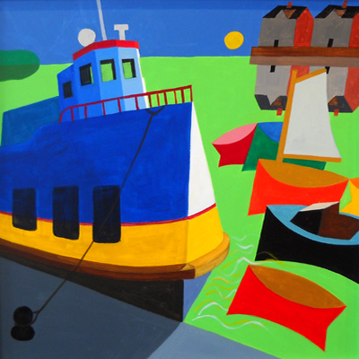 Nautical Painting -Fishing