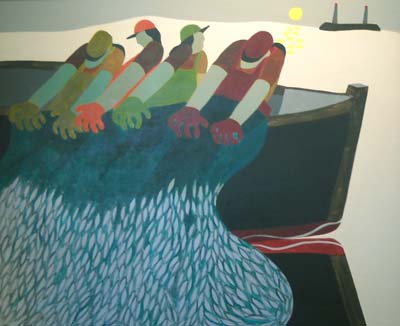 Nautical Painting -Fishing