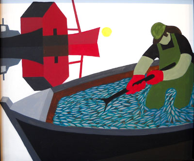 Nautical Painting -Fishing