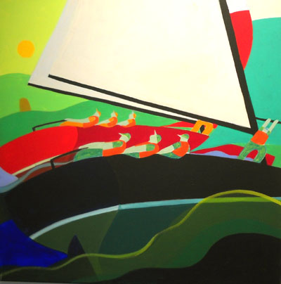 Nautical Painting -Fishing