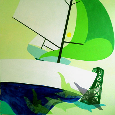 Nautical Painting -Fishing