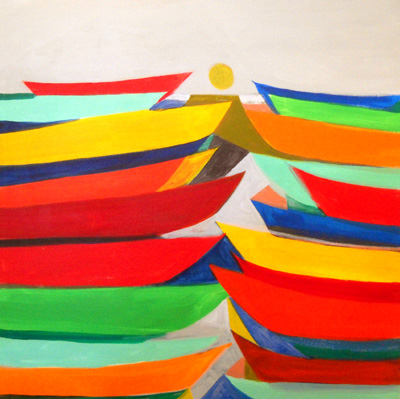 Nautical Painting -Kayak