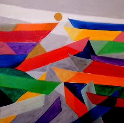 Nautical Painting -Kayak