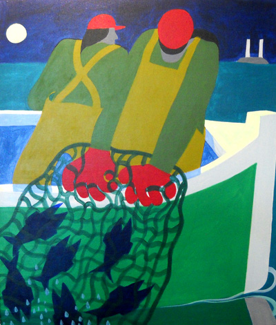 Nautical Painting -Fishing