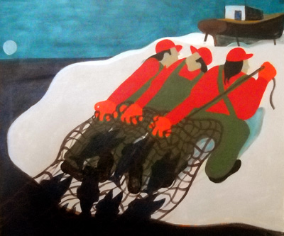 Nautical Painting -Fishing