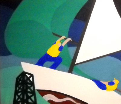 Nautical Painting -Fishing