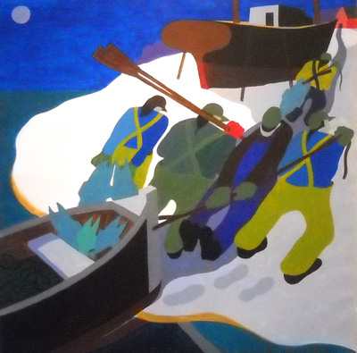 Nautical Painting -Sail Boat