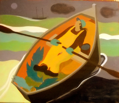 Nautical Painting -Fishing
