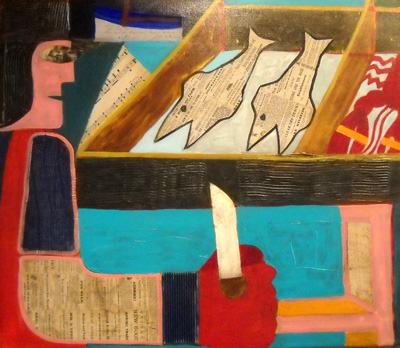 Nautical Painting -Fishing
