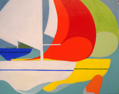 Nautical Painting -Fishing