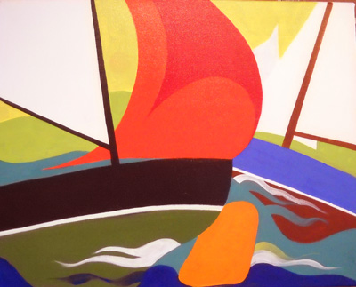 Nautical Painting -Fishing