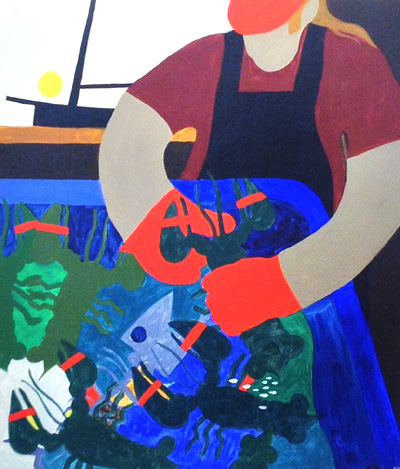 Nautical Painting -Fishing