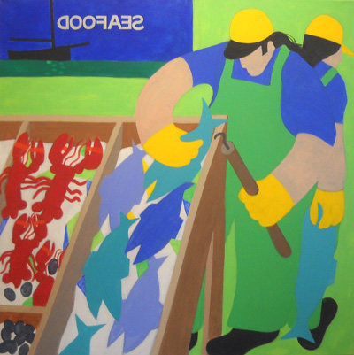 Nautical Painting -Fishing