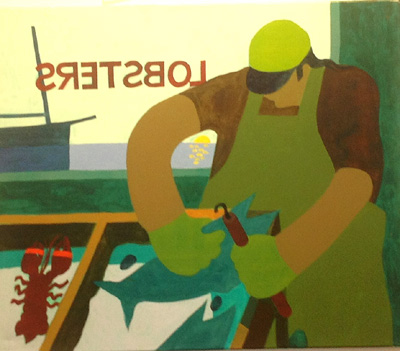 Nautical Painting -Fishing