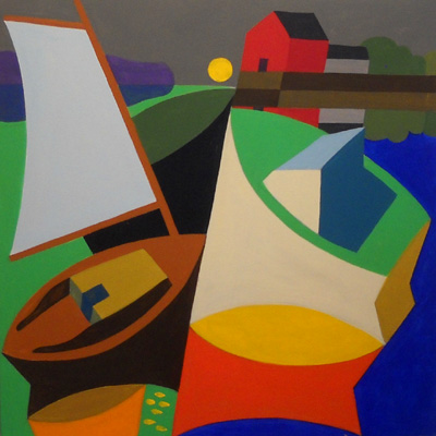 Nautical Painting -Fishing