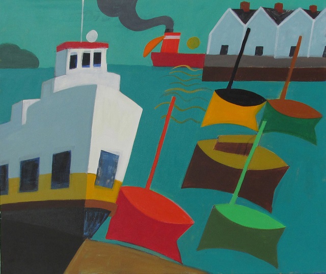Harbour Scenes -Ferry Boat Portland
