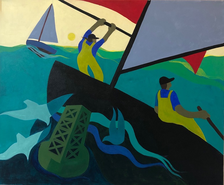 Strong Winds - Acrylic Painting